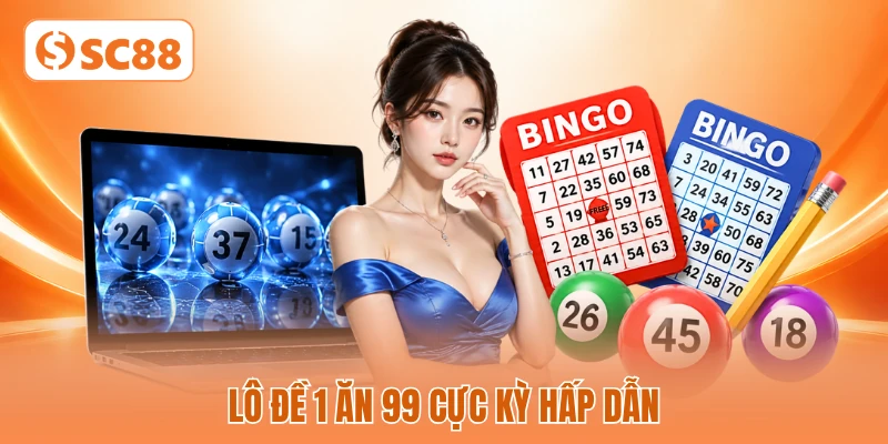 Lô đề 1 ăn 99 cực kỳ hấp dẫn